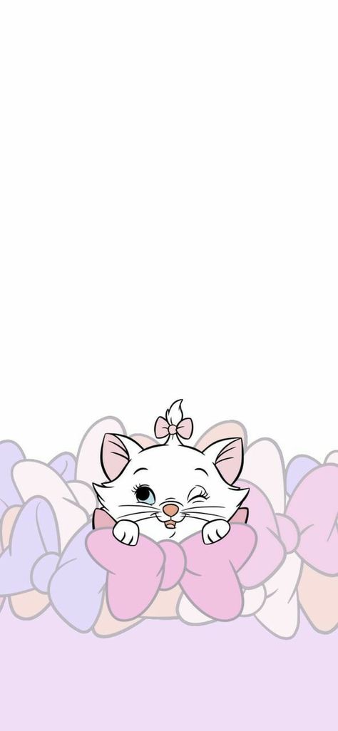 Marie Wallpaper Disney, Marie Cat Wallpapers, Marie Aristocats Wallpaper, Marie Wallpaper, Text Wallpaper, Aristocats Marie, Disney Characters Wallpaper, Marie Cat, Marie Aristocats