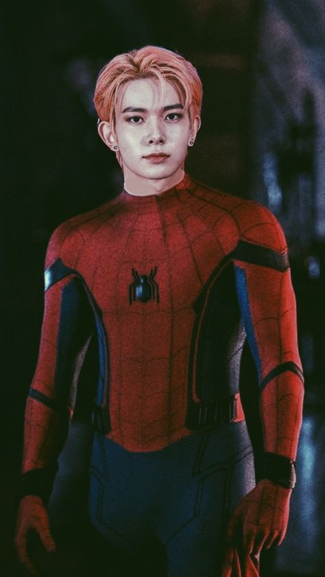 Heeseung Edit Heesung Spiderman, Enhypen Spiderman Edit, Heeseung Spiderman, Heeseung Edit Photo, Enhypen Spiderman, Enhypen Edit Photo, Kpop Spiderman, Spiderman Edit, Rich Outfits