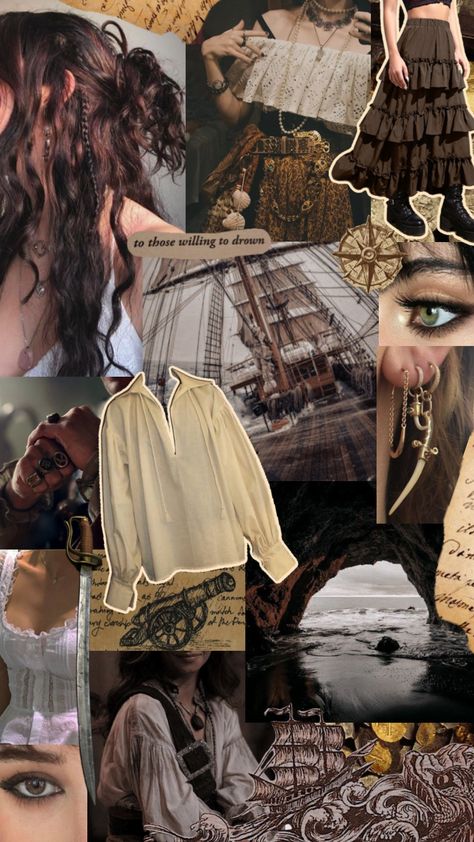 #pirate #piratecore #pirateaesthetic Pirate Clothes Aesthetic, Pirate Core Aesthetic, Female Pirate Aesthetic, Piratecore Aesthetic, Explorer Aesthetic, Pirate Vibes, Retro Clown, Pirate Core, Pirate Aesthetic