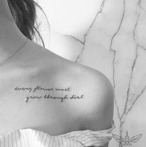 60 Most Beautiful Tattoos Ideas and Inspiration For Women - EcstasyCoffee Shoulder Tattoo Quotes, Cholo Tattoo, Font Tato, Tato Lengan, Bone Tattoos, Tattoo Quotes For Women, Writing Tattoos, Text Tattoo, Cat Tattoos