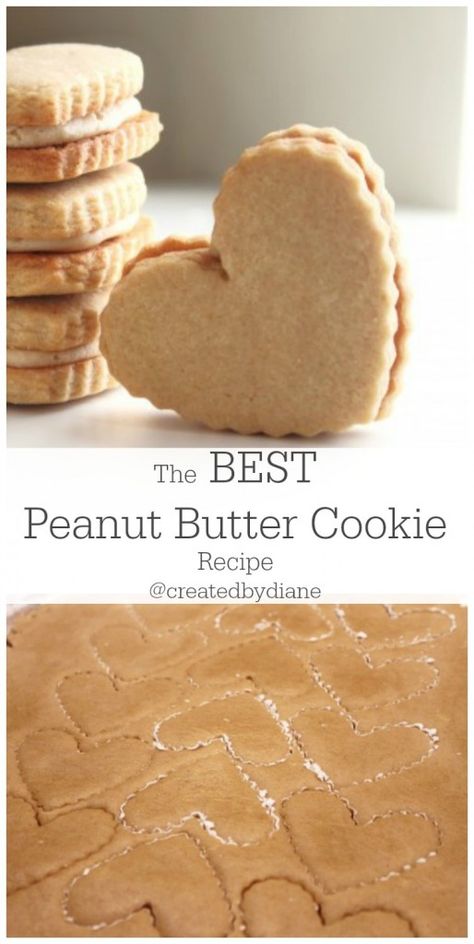 Best Peanut Butter Cookie Recipe, Brownie Vegan, Healthy Peanut Butter Cookies, Butter Cookies Easy, Butter Cookie Recipe, Resepi Biskut, Cut Out Cookie Recipe, Best Peanut Butter Cookies, Easy Peanut Butter Cookies