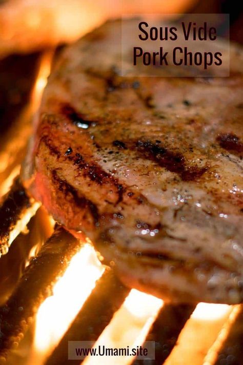 Sous Vide Pork Chops, Dinner Grill, Sous Vide Pork, Cooking Pork Chops, Bbq Pork Ribs, Juicy Pork Chops, Pork Rib Recipes, Easy Grilling, Sous Vide Recipes