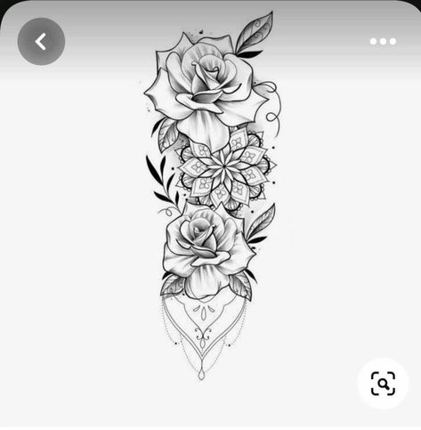 Rose Mandala Tattoo Design, Mandala Rose Tattoo, Rose Tattoo On Arm, Wrist Tattoo Cover Up, Half Sleeve Tattoos Drawings, Rose Tattoos For Women, Cool Wrist Tattoos, Bull Tattoos, Sharpie Tattoos