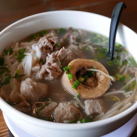 Cambodian Pho, Soup Restaurant, Bone Soup, Bone Marrow, South Bay, Yummy Yummy, Noodle Soup, Wonton Soup, Yum Yum