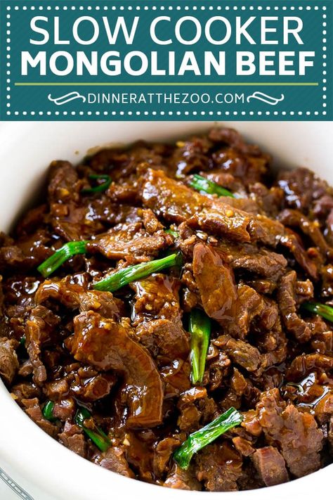 Crock Pot Mongolian Beef, Slow Cooker Mongolian Beef Recipe, Slow Cooker Mongolian Beef, Mongolian Beef Recipe, Resep Steak, Recipe Slow Cooker, Mongolian Beef Recipes, Asian Beef, Mongolian Beef