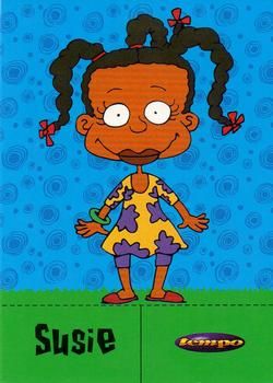 1997 Tempo Rugrats #80 Susie | Trading Card Database Rugrats Art, Rugrats All Grown Up, Sports Gallery, Old School Cartoons, All Grown Up, Cricut Ideas, Trading Card, Kid Names, Nickelodeon