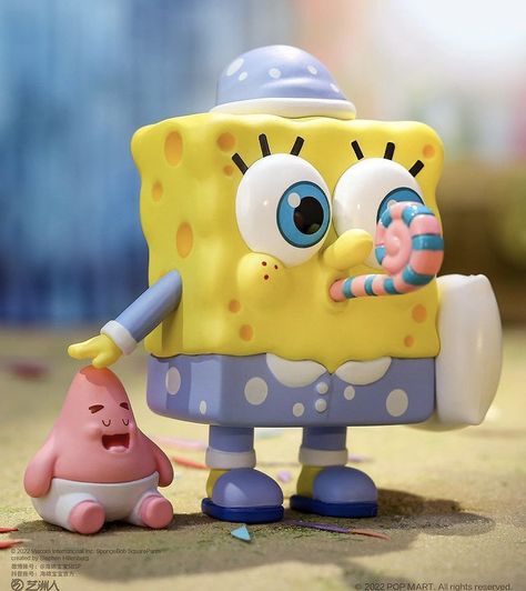 Spongebob Toys, Spongebob Squarepants Toys, 3d Karakter, Spongebob Funny, Spongebob Wallpaper, Cute Clay, Dessin Adorable, Pajama Party, Diy Clay Crafts