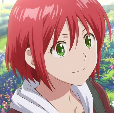 Snow White With The Red Hair Icon, Snow White With The Red Hair Characters, Anime Snow White With Red Hair, Snow White With The Red Hair Pfp, Snow White With The Red Hair Shirayuki, Shirayuki Icon, Snow White With Red Hair, The Beauty Of Anime, Romance 101