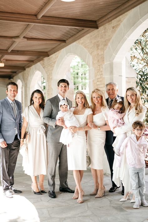 Baptism Family Pictures, Baptism Mom Dress, Mom Baptism Dress, Baptism Photoshoot Ideas Boys, Baby Baptism Photoshoot Ideas, Catholic Baptism Party, Baptism Luncheon Ideas, Baby Christening Ideas, Christening Photoshoot Ideas