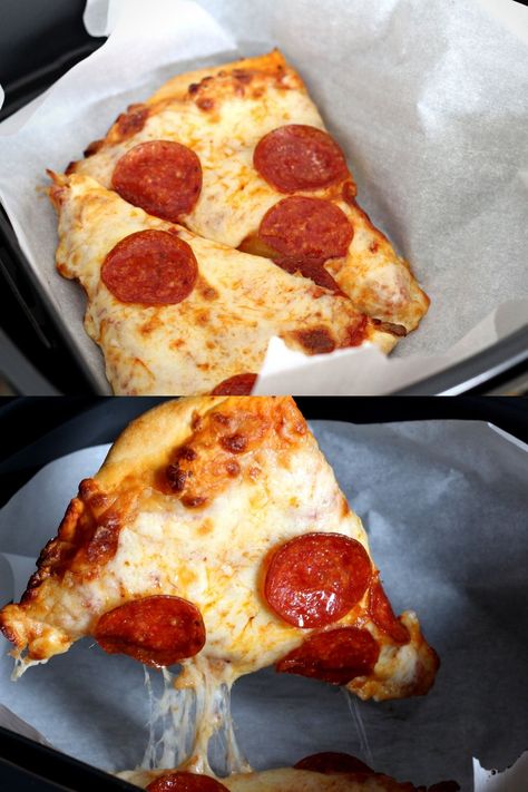 Reheating Pizza, Heating Pizza In Air Fryer, How To Heat Up Pizza In Air Fryer, Warming Pizza In Air Fryer, Reheat Calzone In Air Fryer, Air Fryer Pizza Reheat, Reheat Pizza In Air Fryer, Reheat Pizza In Oven, Convection Oven Recipes