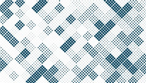 Download this Free Vector | Random square halftone pattern Blue Background Patterns, Geometric Pattern Background, Halftone Pattern, Halftone Dots, Geometric Vector, Golden Pattern, Abstract Geometric Pattern, Idul Fitri, Hexagon Pattern