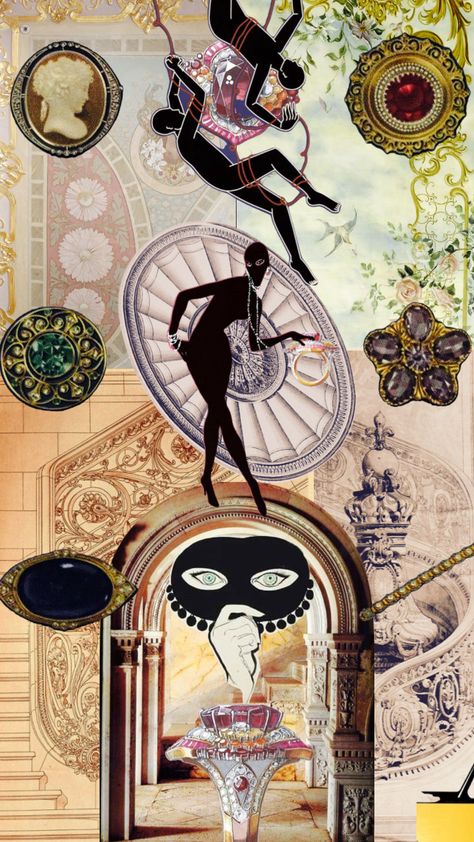 The Cat Burglar #art #jewelry #collage #moodboard #aesthetic #vintage Burglar Aesthetic, Cat Burglar Aesthetic, Jewelry Collage, Cat Burglar, Collage Moodboard, Moodboard Aesthetic, Aesthetic Board, Idea Board, Dc Characters