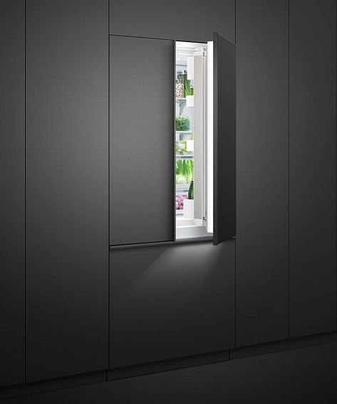 Gallery of Kitchen Cooling - Integrated Fridge Freezer - 2 Hidden Refrigerator, Panel Ready Refrigerator, Integrated Refrigerator, Refrigerator With Ice Maker, Counter Depth French Door Refrigerator, Integrated Fridge Freezer, Kitchen Appliance Packages, Built In Refrigerator, Fisher Paykel