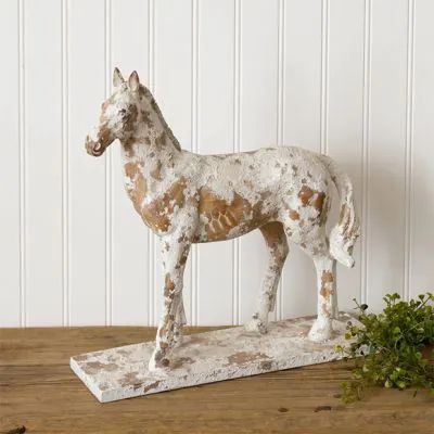 SLEIGH BELLS RING | Shop Sales Events Antique Farmhouse Standing Horse, Country Aesthetic, Stone Powder, Horse Statue, Striped Table Runner, Striped Table, Horse Figurine, Antique Farmhouse, Modern Country