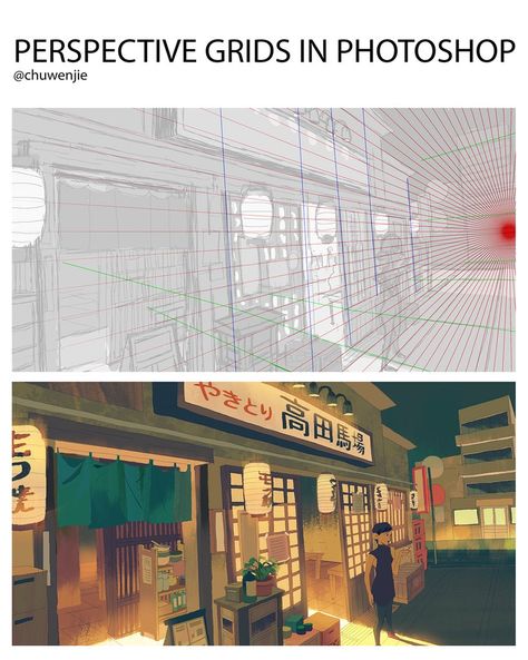 Basic Perspective, Perspective Grids, Kat Tsai, Perspective Grid, Digital Architecture, Vanishing Point, Point Perspective, Perspective Art, Architecture Poster