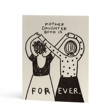 Mother Daughter Bond, Eternity Symbol, Mother Daughter Bonding, Birthday Cards For Mom, Mother's Day Greeting Cards, Letterpress Cards, First Mothers Day, Love Mom, Letterpress Printing