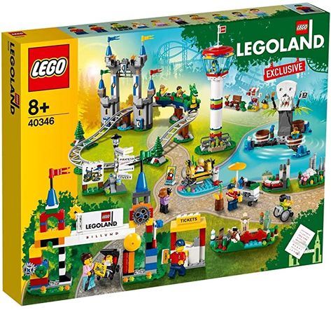 Amazon.com: Legoland Lego Exclusive Set 40346 Building Set : Toys & Games Best Roller Coasters, Lego Land, Lego Construction, Parc D'attraction, Lego Creator, Lego Building, Lego Friends, Lego Duplo, Lego City