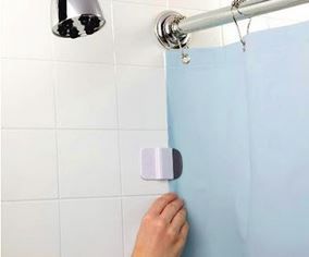 How To Stop Your Shower Curtain From Blowing In: 5 Ways To Stop Your Shower Curtain Blowing In Small Wet Room Ideas, Shower Curtain Weights, Shower Curtain Clips, Bathtub Enclosures, Curtain Alternatives, Gross Things, Hanging Curtain Rods, Diy Shower Curtain, Wet Room Shower