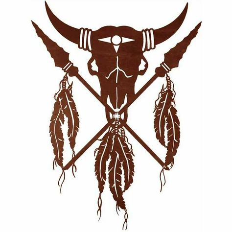 Buffalo Skull Wall Art Shield And Spear, Native American Buffalo, Southwestern Wall Decor, Southwest Wall Art, Steel Wall Art, American Buffalo, Skull Wall Art, Buffalo Skull, Animal Skull