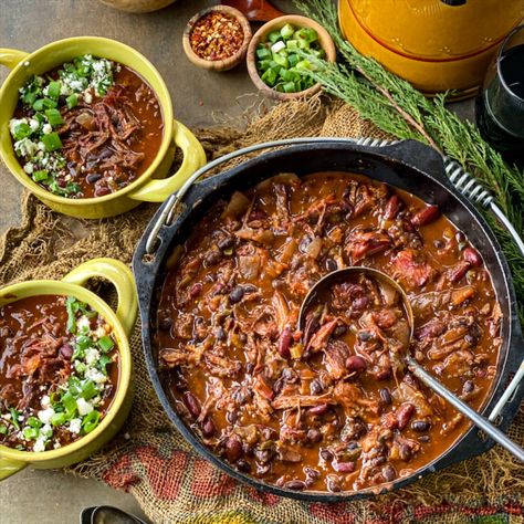 Head to my blog for my best chili ever! Smoking the Chuck Roast makes all the difference. Smoked Chuck Roast Chili, Ground Chuck Recipes, Traeger Ideas, Chuck Roast Chili, Cowboy Chili Recipe, Roast Chili, Smoked Beef Roast, Slow Cooker Chili Beef, Chili Pot