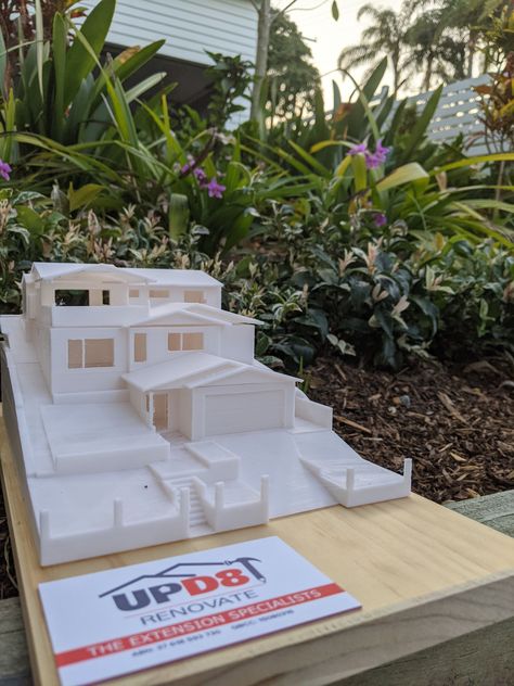 We already utilize industry leading 3D software to provide virtual models of all our projects but recently I have starting producing interactive 3D printed models where each roof and floor lifts off. This is now allowing our customers the ability to view their house in an unique and exiting way. #UPD8Renovate #Designandconstruct #Extensionspecialists 3d Printed House, House Models, Design Stage, House Extension, Detailed Plans, 3d Software, House Extensions, 3d Printed, Design Services