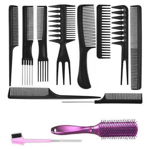 Combs And Brushes, Crimping Iron, Styling Your Hair, Natural Hair Wigs, Comb Set, Wig Stand, Wigs Online, Hair Combs, Wig Accessories