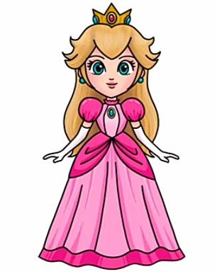 Super Mario Coloring Pages, Super Princess Peach, Free Coloring Pages For Kids, Pokemon Painting, Super Princess, Peach Mario, Parrot Painting, Mario Cake, Barbie Drawing