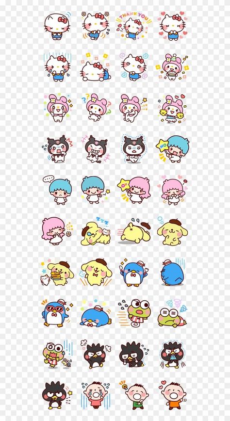 Hello Kitty Stickers Free Printable, Pink Aesthetic Stickers Printable, Sanrio Stickers Printable, Pink Aesthetic Stickers, Stickers Printable Cute, Aesthetic Printable Stickers, Aesthetic Stickers Printable, Hello Kitty Ideas, Hello Kitty Png