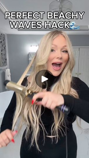 65K views · 2.5K reactions | Perfect beachy waves hack ✨🌊

#reels #reel #makeup #beauty #bestmakeup #makeuptutorial #makeupvideos #beautyvideos #makeupreels #beautyreels #makeuphacks #hair #hairhacks #beachywaves #beachwaves | KELLY STRACK | kellystrackofficial · Original audio Kelly Strack, Loose Beach Waves, Beachy Waves Hair, Mermaid Waves, Nursing Tips, Beachy Waves, Fitness Advice, Loose Curls, Makeup Videos