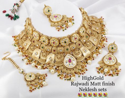 Rs 4400+$ Rajwadi Jewellery, Copper Choker, Jewelry Cleaning Solution, Gold Jewelry Sets, Studded Necklace, Kundan Necklace, Earring Trends, Necklace Sets, Choker Necklace Set