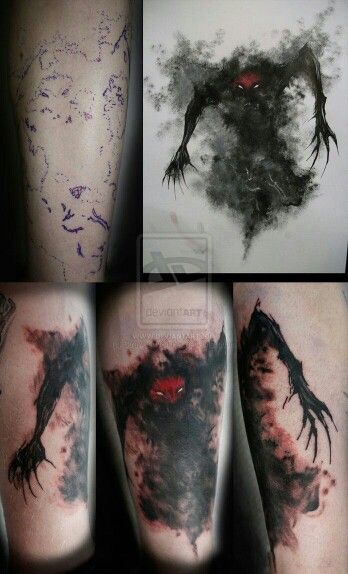 Insidious tattoo Insidious Tattoo, Insidious Demon, Great Tattoo Ideas, Demon Tattoos, Occult Tattoo, Wicked Tattoos, Demon Tattoo, Sweet Tattoos, Just Ink