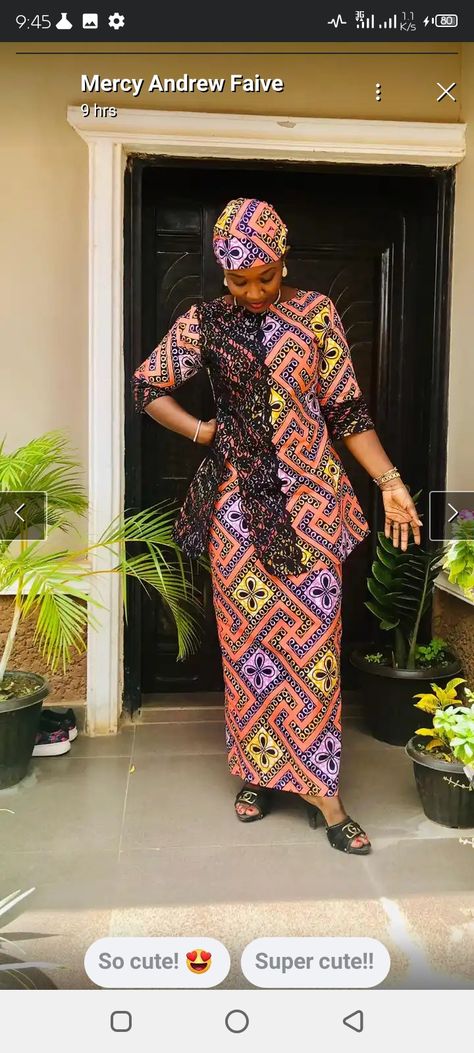 Ankara Hausa Styles, Ankara Dress Styles Skirt And Blouse, Arewa Hausa Ankara Skirt And Blouse, Arewa Ankara Skirt And Blouse, Lace Gown Styles Nigerian African Attire, Latest Skirt And Blouse Ankara Styles, Hausa Fashion, Hausa Styles, Lace Gown Styles Nigerian