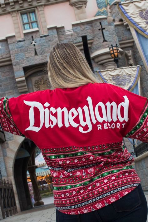 Disneyland’s Christmas Spirit Jerseys Are Here, and Oh Mickey, They’re So Fine! Spirit Jersey Outfit, Jersey Ideas, Disney Trip Outfits, Fraternity Collection, Disneyland Christmas, Trip Outfit, Disney Cast, Christmas Disney, Disney Clothes