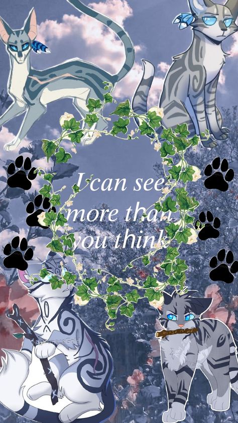 Jayfeather wallpaper I made and I used Jayfeather And Briarlight, Warrior Cats Wallpaper Jayfeather, Warrior Cats Jayfeather And Briarlight, Warrior Cats Funny Jayfeather, Graypillow Warriors Jayfeather, Warrior Cats, Animals And Pets, Fan Art, Animals