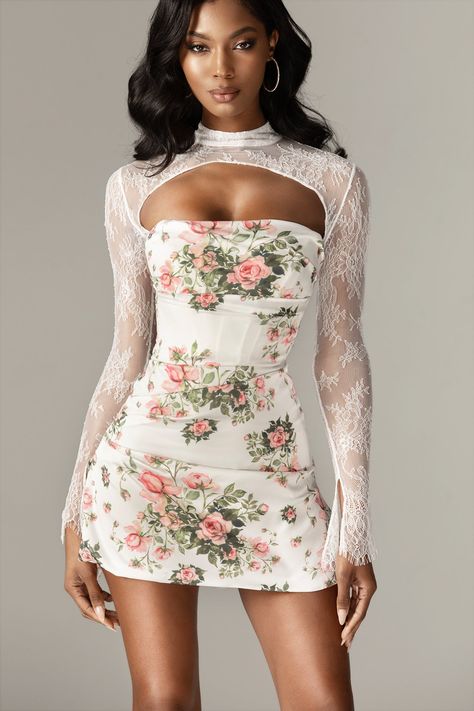 Floral mini dress