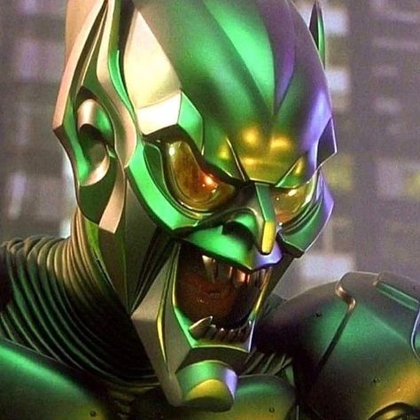 Green Goblin Mask, Green Goblin Spiderman, Spiderman Tattoo, Norman Osborn, Iconic Movie Characters, Django Unchained, Green Characters, Willem Dafoe, Marvel Villains