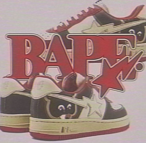 Bape Star Shoes Hello Kitty, Hello Kitty Bapestas, Bape Widgetsmith, Bape Shoes Aesthetic, Kanye Bapestas, Bape Star Shoes, Bape 90s, Bape Pfp, Bapestas Outfit