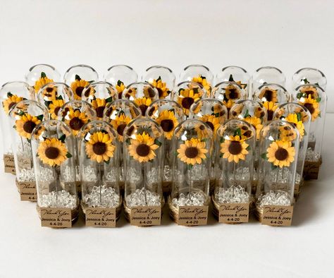 Sunflower Favors, Sunflower Wedding Favors, Personalized Thank You Gifts, Quinceanera Favors, Custom Party Favors, Wedding Favors For Guests, Sunflower Wedding, Custom Party, Thank You Gifts