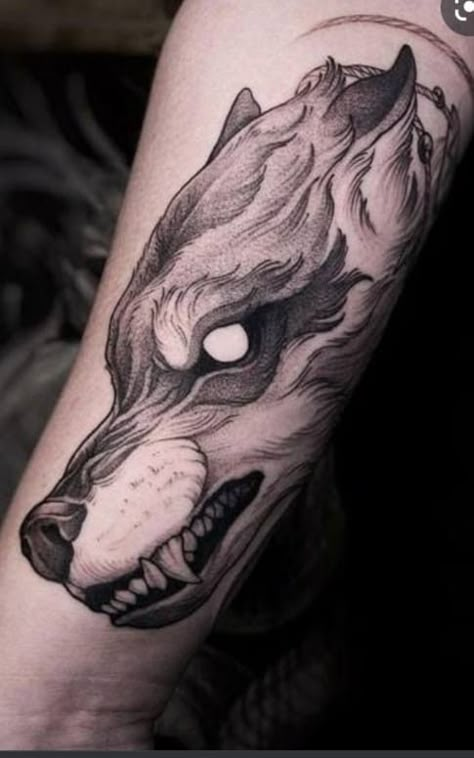 Wolf Flash Tattoo, Hellhound Tattoo, Wolf Head Drawing, Wolf Head Tattoo, Grey Wolf Tattoo, Tooth Tattoo, Wolf Tattoo Design, Traditional Ink, Human Canvas