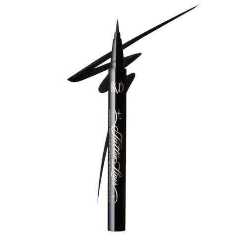 Tattoo Liner Vegan Waterproof Liquid Eyeliner - KVD Beauty | Sephora Kvd Beauty, Beauty Tattoo, Waterproof Liquid Eyeliner, Beauty Ad, Recyclable Packaging, Liquid Liner, Vegan Beauty, Kat Von D, Beauty Tattoos