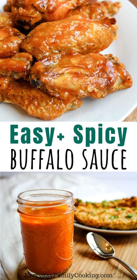 Buffalo Sauce For Chicken Tenders, Home Made Buffalo Sauce, Home Made Wing Sauce Recipe, Low Sodium Wing Sauce, Mild Chicken Wing Sauce, Buffalo Sauce For Wings, Easy Buffalo Sauce, Spicy Chicken Sauce, Buffalo Wing Sauce Recipe