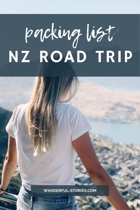 Packing For New Zealand, Essential Packing List, New Zealand Road Trip, Trip Packing List, Road Trip Packing List, Trip Packing, Road Trip Packing, Packing List For Travel, New Zealand Travel