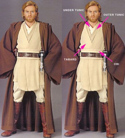 Obi Wan Kenobi Outfit, Padawan Outfit, Jedi Clothing, Jedi Clothes, Obi Wan Kenobi Costume, Jedi Aesthetic, Jedi Robes, Jedi Tunic, Bulletproof Clothing