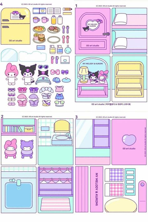 Princess Paper Dolls Printable, Buku Diy, Printable Diy Crafts, Paper House Template, Princess Paper Dolls, Free Printable Paper Dolls, Paper Doll Printable Templates, Hello Kitty Printables, Paper Dolls Clothing