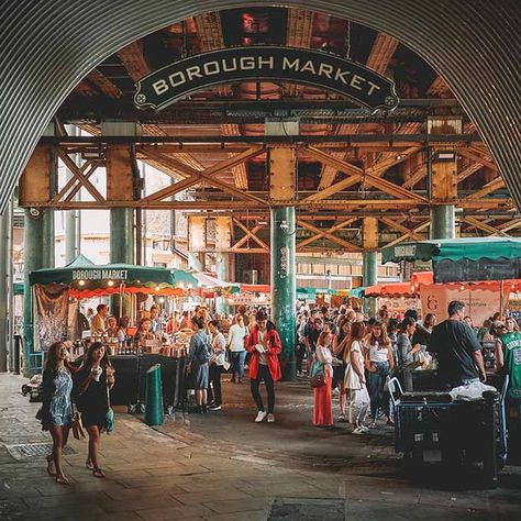 Borough Market London, London Boroughs, Visiting London, London Market, London Living, Borough Market, London Aesthetic, City Of London, Outdoor Market