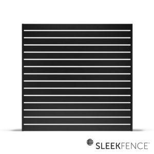 Modern & Contemporary Aluminum Privacy Fencing | SLEEKFENCE Modern Aluminum Fence, Slat Fencing, Horizontal Slat Fence, Driveway Fence, Privacy Fencing, Privacy Fence Panels, Metal Fence Panels, Aluminum Fencing, Black Fence