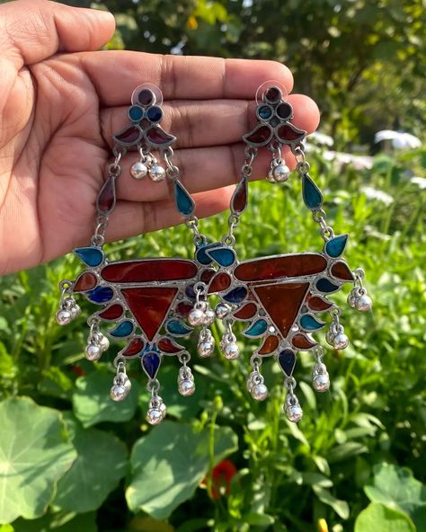 💕✨Enamel Afghani Jewellery Oxidised Dangler Earring for Women & Girls✨💕 𝐃𝐦 𝐟𝐨𝐫 𝐩𝐫𝐢𝐜𝐞/𝐝𝐞𝐭𝐚𝐢𝐥𝐬✨ •ᴘʀᴇᴍɪᴜᴍ Qᴜᴀʟɪᴛʏ •ᴀꜰꜰᴏʀ�ᴅᴀʙʟᴇ ᴘʀɪᴄᴇꜱ •ꜱʜɪᴘᴘɪɴɢ ᴄʜᴀʀɢᴇꜱ @50/ᴏɴʟʏ •ᴅᴇʟɪᴠᴇʀʏ ᴛɪᴍᴇ 7-10ᴅᴀʏꜱ •ꜱʜɪᴘᴘɪɴɢ ᴀʟʟ ᴏᴠᴇʀ ɪɴᴅɪᴀ 🚢 ꜰᴏʟʟᴏᴡ ꜰᴏʀ ᴍᴏʀᴇ ɪɴꜰᴏʀᴍᴀᴛɪᴏɴ ℹ️/ʙᴏᴏᴋɪɴɢ 🛍️ @ꜱɪɴɢʜᴊᴇᴡᴇʟꜱ07 #afganijewellery #afganiearrings #explorepage #exploremore #explorebusinesses #enamaljewelry #boho #earringaddiction #danglersearrings #trendingreel #smallbusinessweek #smallbusiness #newstockeveryday #buyyours #ordernow #smallbus... Afghani Earrings, Dangler Earring, Earring For Women, For Women, Quick Saves