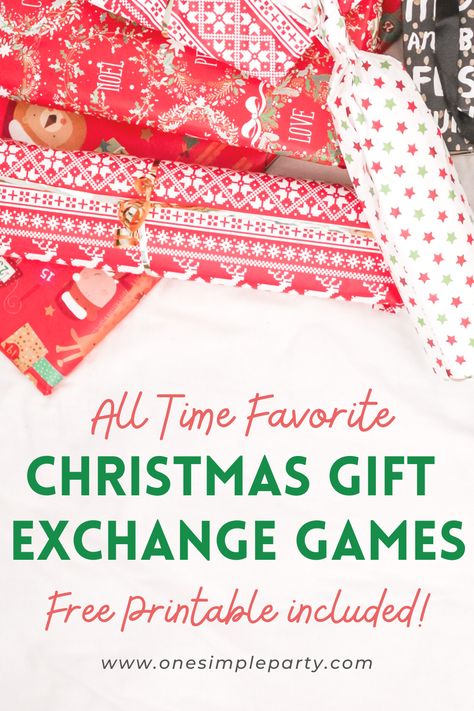 Add a creative twist to your Christmas gift giving this year with these Christmas Gift Exchange Games. Fun to play, guests will love these twists on traditional Christmas gift giving. There's even a FREE Printable to get you started! #christmasgiftexchangegames #christmasgiftexchangeideas #christmasgiftexchangeideasfamily Christmas Gift Exchange Rules, Girls Gift Exchange, Chinese Gift Exchange, Gift Exchange Rules, Free Christmas Games, Gift Exchange Dice, Traditional Christmas Gifts, Pixie Gift, Family Gift Exchange