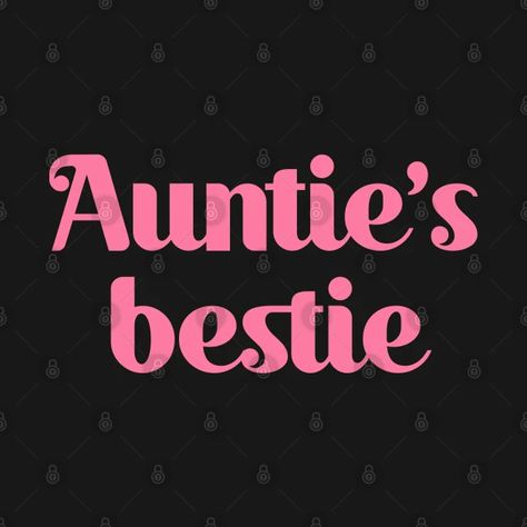 Auntie's bestie - Aunties Bestie - T-Shirt | TeePublic Aunties Bestie, Mask Collection, Mask Design, Creative Art, Cool Designs, Tshirt Designs, Neon Signs, Mask, T Shirts