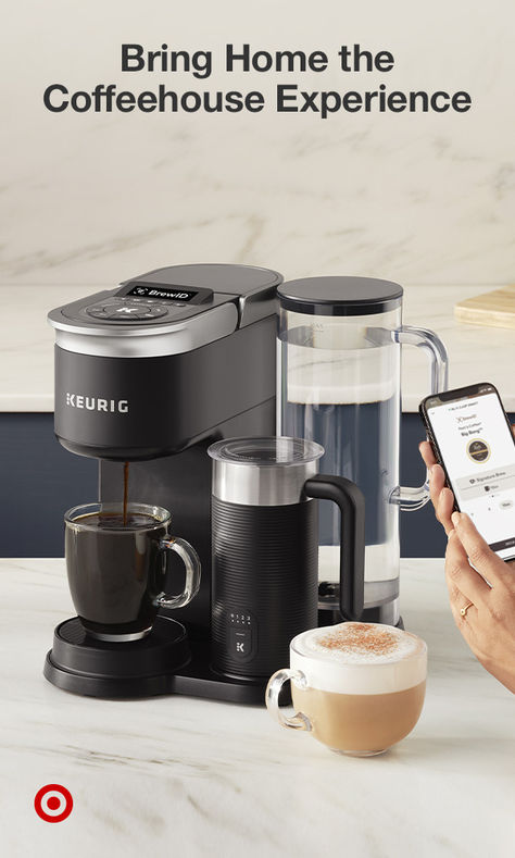 Save $50 on Keurig K-Café SMART Coffee Maker. Bring the coffeehouse experience home & craft the perfect cup. Explore now. Reusable K Cup, Water Filter Cartridges, Cappuccino Maker, Coffee Shot, Queer Books, Dairy Alternatives, Medium Roast Coffee, Single Serve Coffee Makers, Kitchen Remodel Design